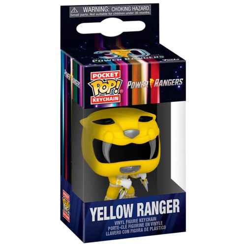 Pocket POP Keychain Power Rangers 30th Anniversary Yellow Ranger slika 2