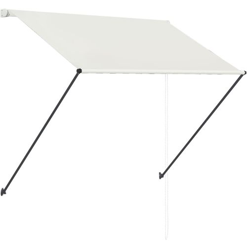 Tenda na uvlačenje s LED svjetlima 200 x 150 cm krem slika 38