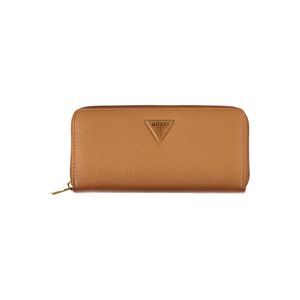 GUESS JEANS WOMEN'S WALLET BROWN