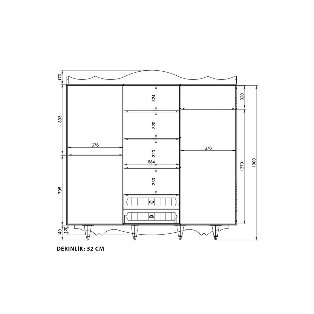 Ormar Rb-049 u Mat Bijeloj Boji slika 4
