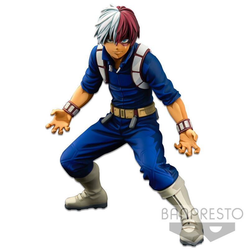 BANPRESTO My Hero Academia Banpresto World Figure Colosseum Super Master Star Piece Dvodimenzionalna Figura Shoto Todoroki 21cm image