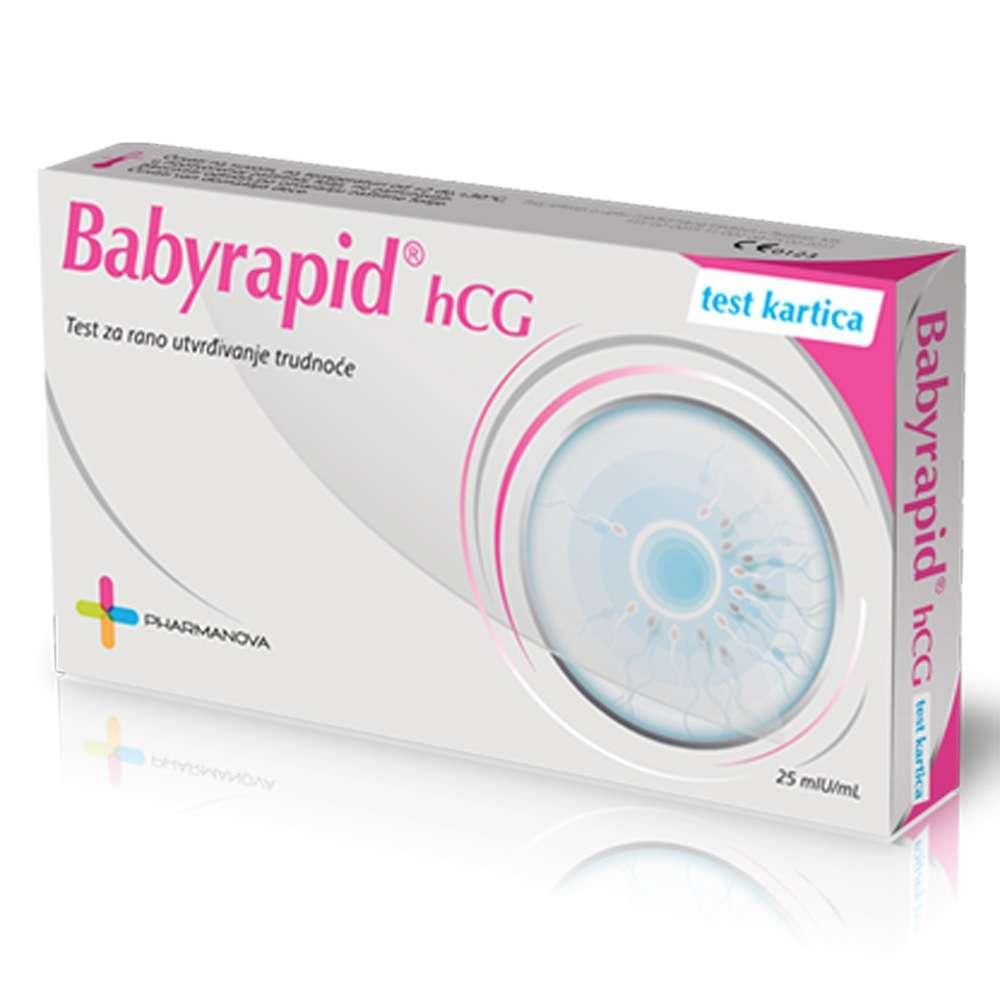 BABY RAPID® hCG Test Kaseta za Rano Otkrivanje Trudnoće slika 1
