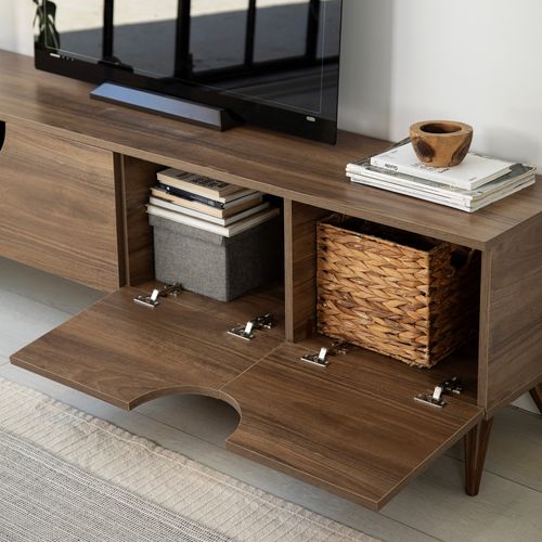 Grotte - Walnut v2 Walnut TV Stand slika 3