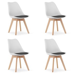Set od 4 bijele stolice 