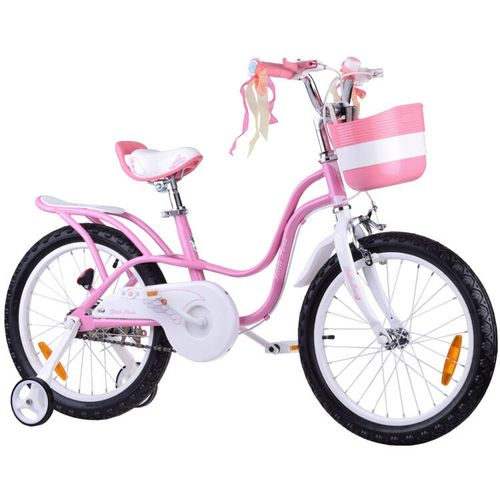 RoyalBaby bicikl 18″ Little Swan Pink slika 1
