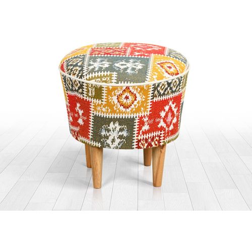 Rug - Multicolor Multicolor Pouffe slika 1