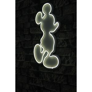 Wallity Mickey Mouse - Bela dekorativna plastična LED rasveta
