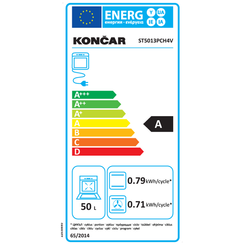 Končar štednjak ST5013PCH4V slika 2