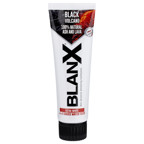 BlanX Black Volcano pasta za zube s prirodnim pepelom i lavom, 75 ml slika 3