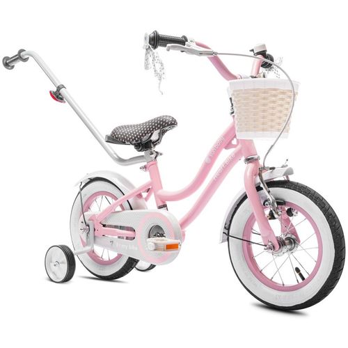 Dječji bicikl guralica Heart 12" rozi slika 2