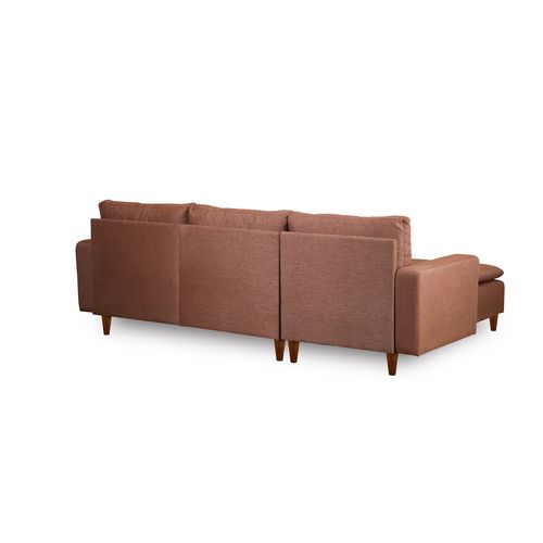 Atelier Del Sofa Kutna garnitura, Svijetlo smeđa, Lungo - Light Brown slika 8