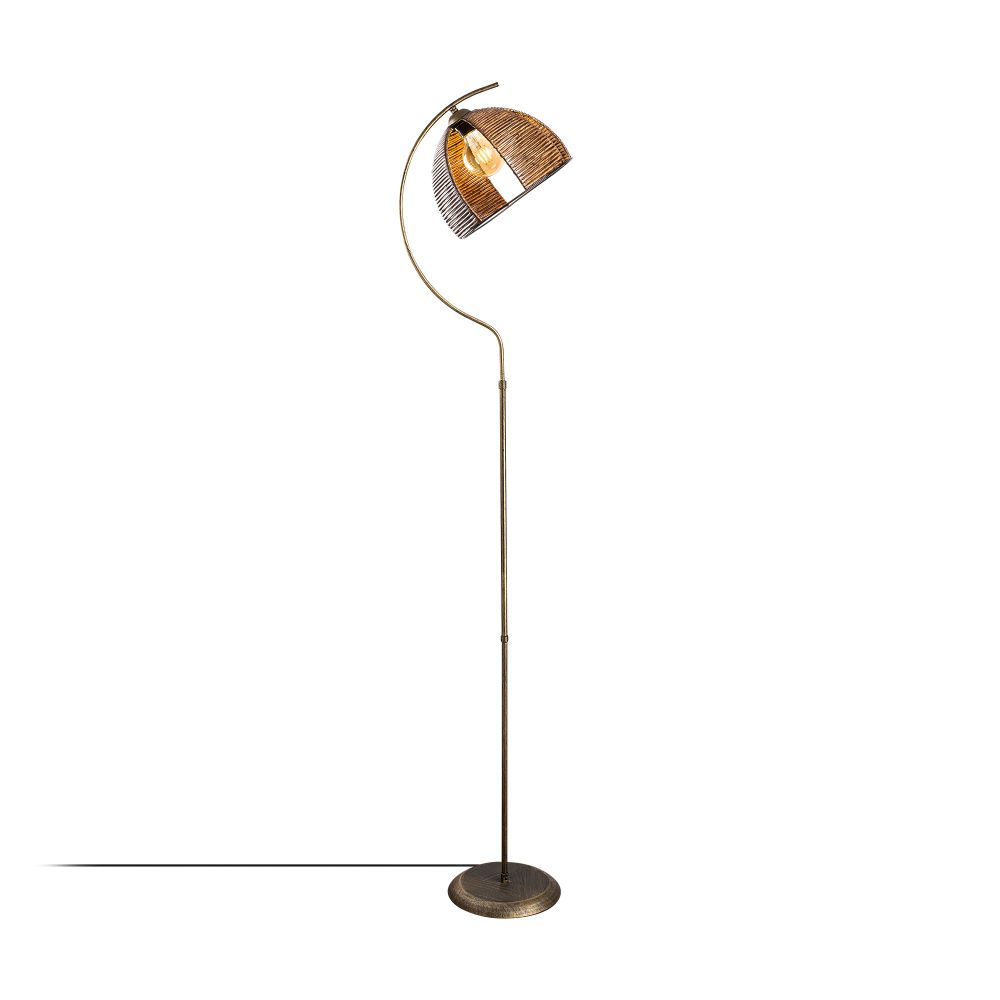 Demilune Podna Lampa sa Antiknim Završetkom slika 3
