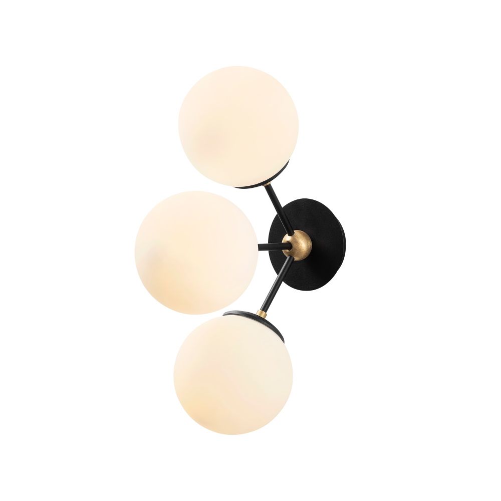 Gondol - 3021 Crno-Bijela Zidna Lampa slika 2