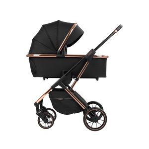 Kikka Boo kolica 3u1 Angele Chrome Black