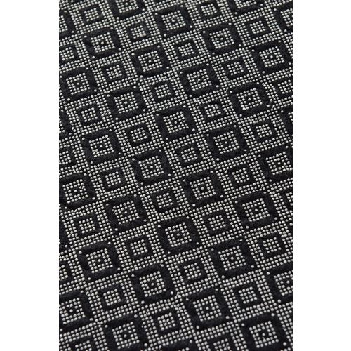 Colourful Cotton Kupaonski tepih MARBLEL crni set 3 komada, Marble - Black slika 2