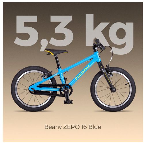 Dječji bicikl BEANY ZERO 16" plavi 5,3kg slika 1