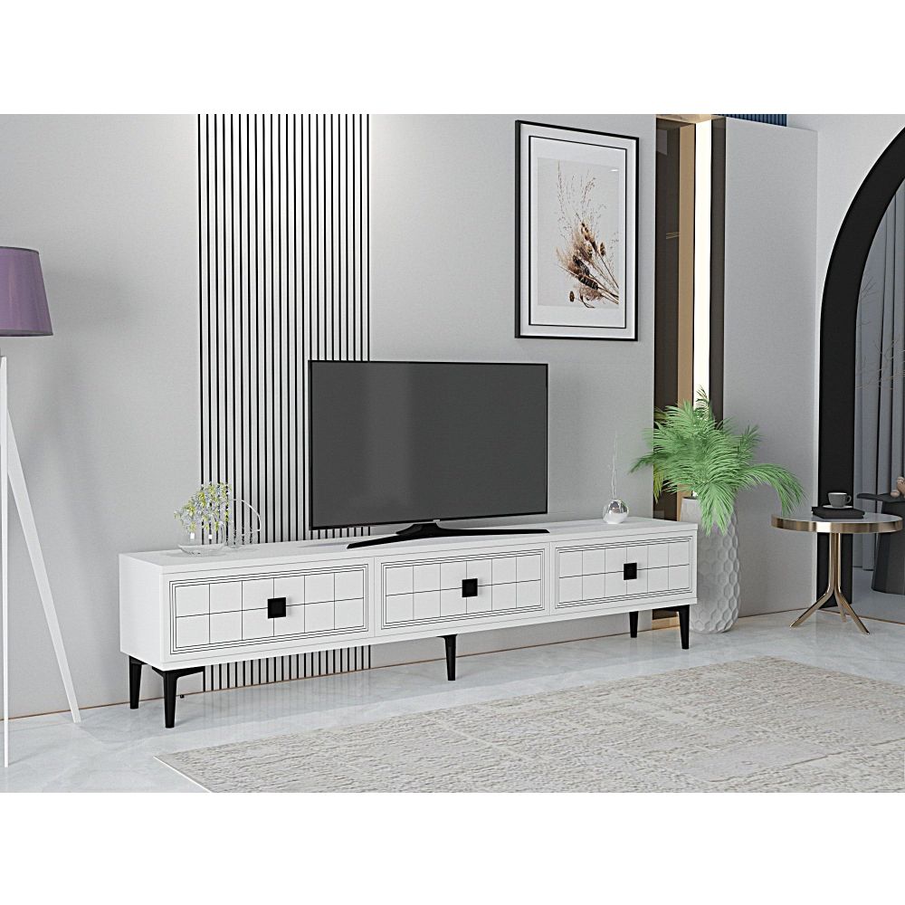 TV Stalak Yuka 180 u Bijeloj Boji slika 2