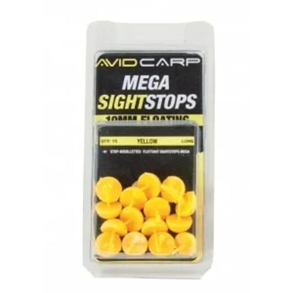 AVID CARP SIGHT STOPS - LONG / YELLOW (AVSS/LY) slika 1