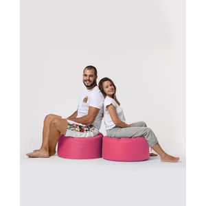 Round - Pink Pink Pouffe