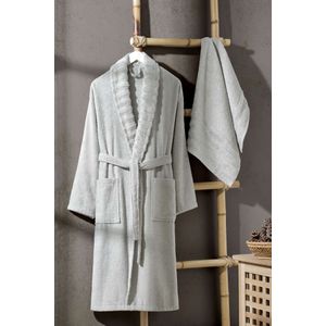 Set Bademantila Carla, boja: svijetlo siva