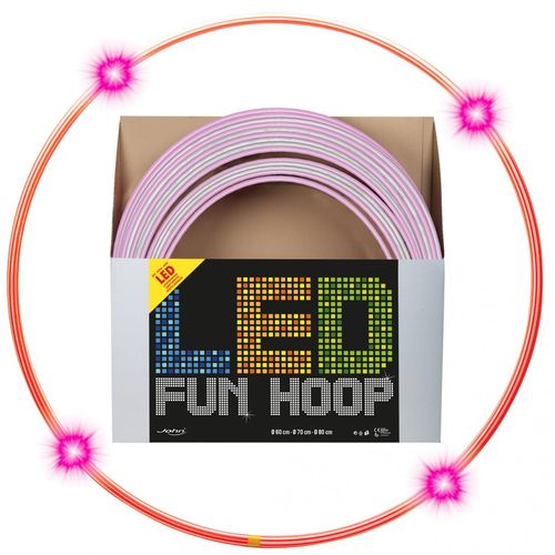Hula-hoop sa LED svjet. 60,70,80cm slika 2