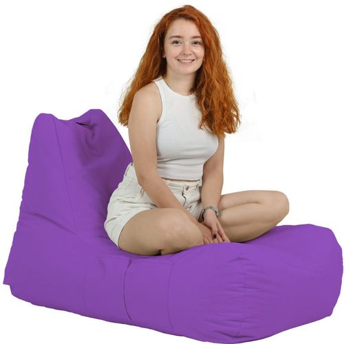 Atelier Del Sofa Vreća za sjedenje, Trendy Comfort Bed Pouf - Purple slika 10