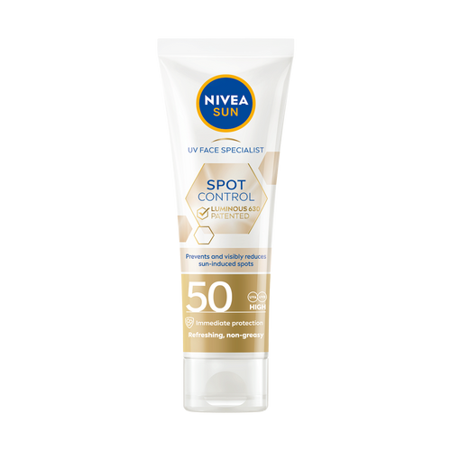 NIVEA SUN luminous spot control fluid za zaštitu kože lica od sunca SPF 50 40 ml slika 1