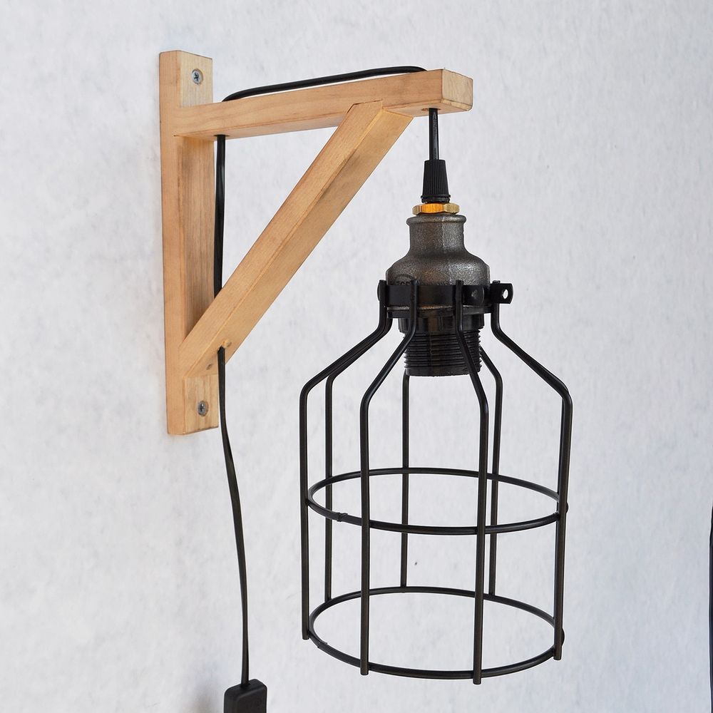 Zidna Lampa Pp127, boje: Crna slika 2