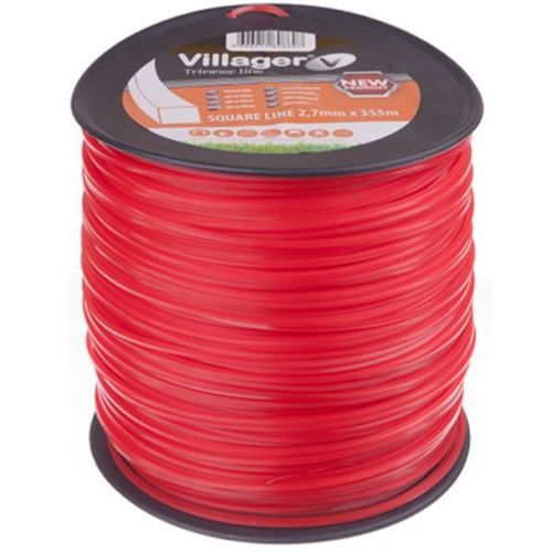 Villager Silk za trimer 2,4 mm x 390 m (5LB) - četvrtasta nit slika 1