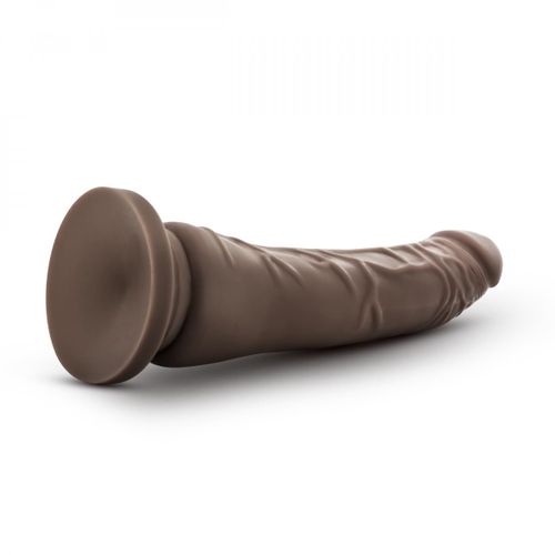 Dildo Dr. Skin, 22 cm, tamno smeđi slika 5