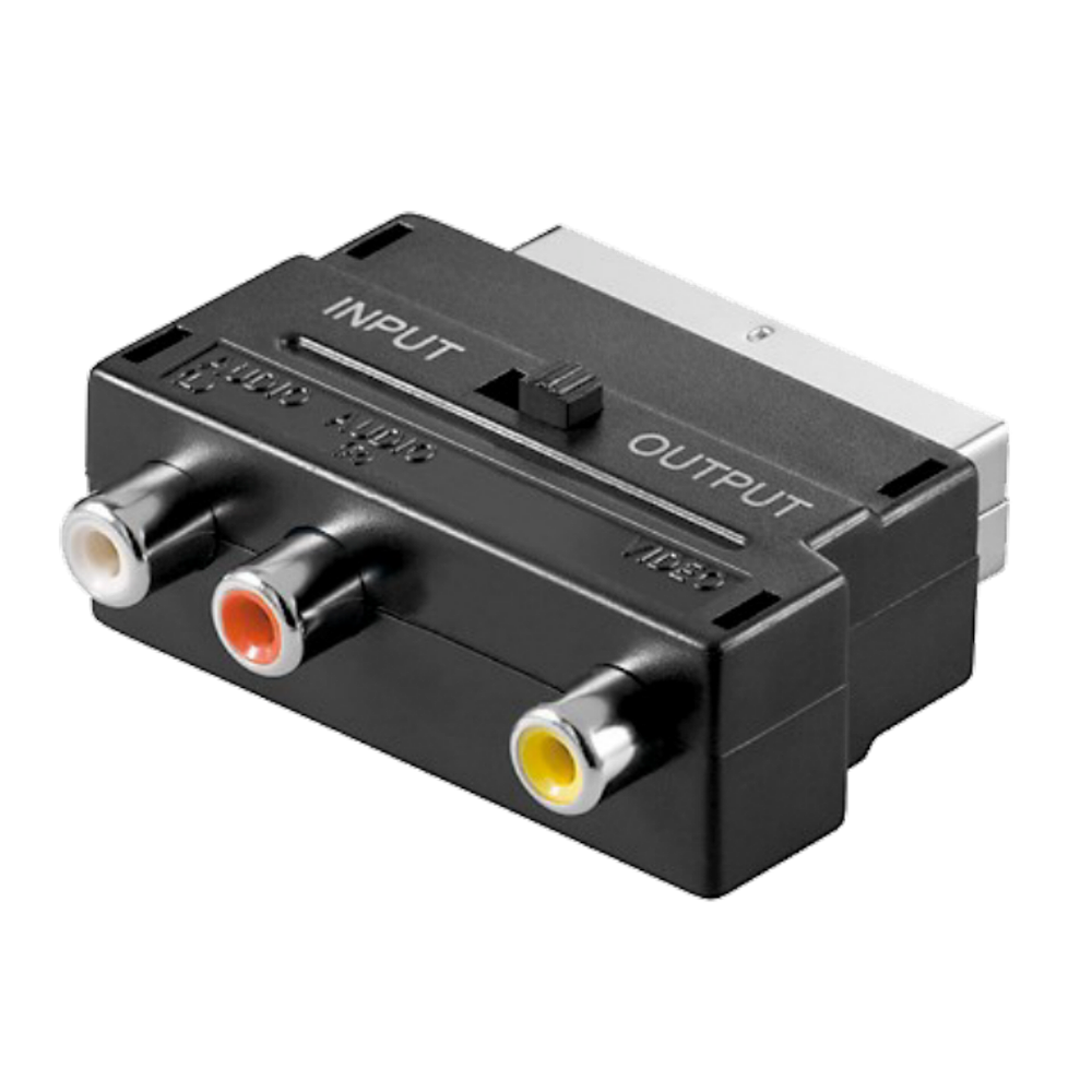 ZED electronic Scart prelaz  na 3 x RCA (činč), sa prekidačem - VP49 slika 2