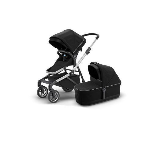 Komplet Thule Sleek dječja kolica + Thule Sleek košara crna slika 1