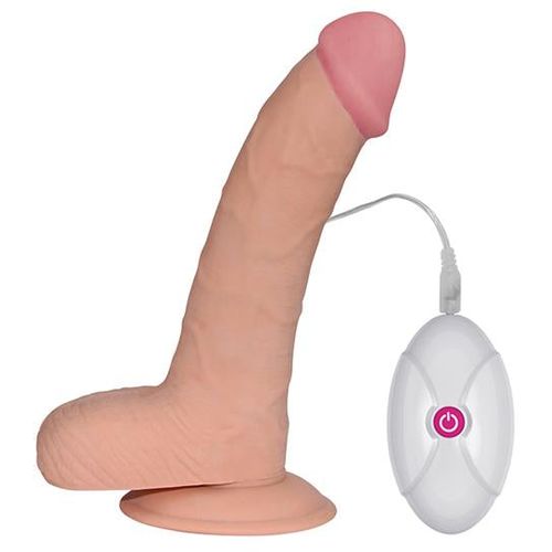 Lovetoy Ultra Soft Dude vibrator 8,8" 22,3cm x 4,5cm slika 1