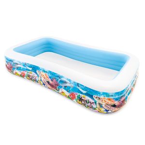Bazen na napuhavanje s ribom 305 x 183 x 56 cm intex 58485