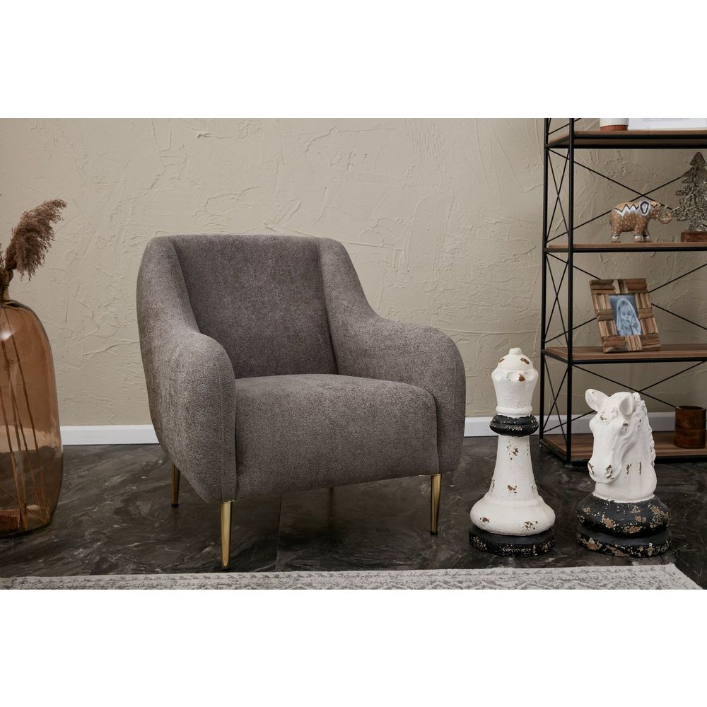Simena - Siva GreyGold Sofa za Jednu Osobu slika 3