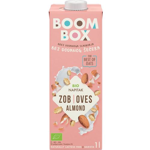Boom Box Bio napitak od zobi s bademom 1l slika 2