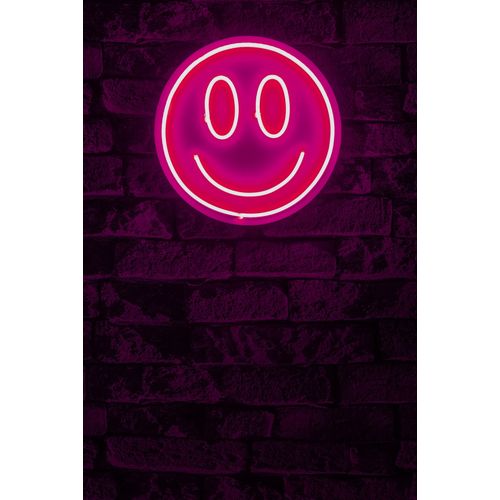 Wallity Ukrasna plastična LED rasvjeta, Smiley - Pink slika 2