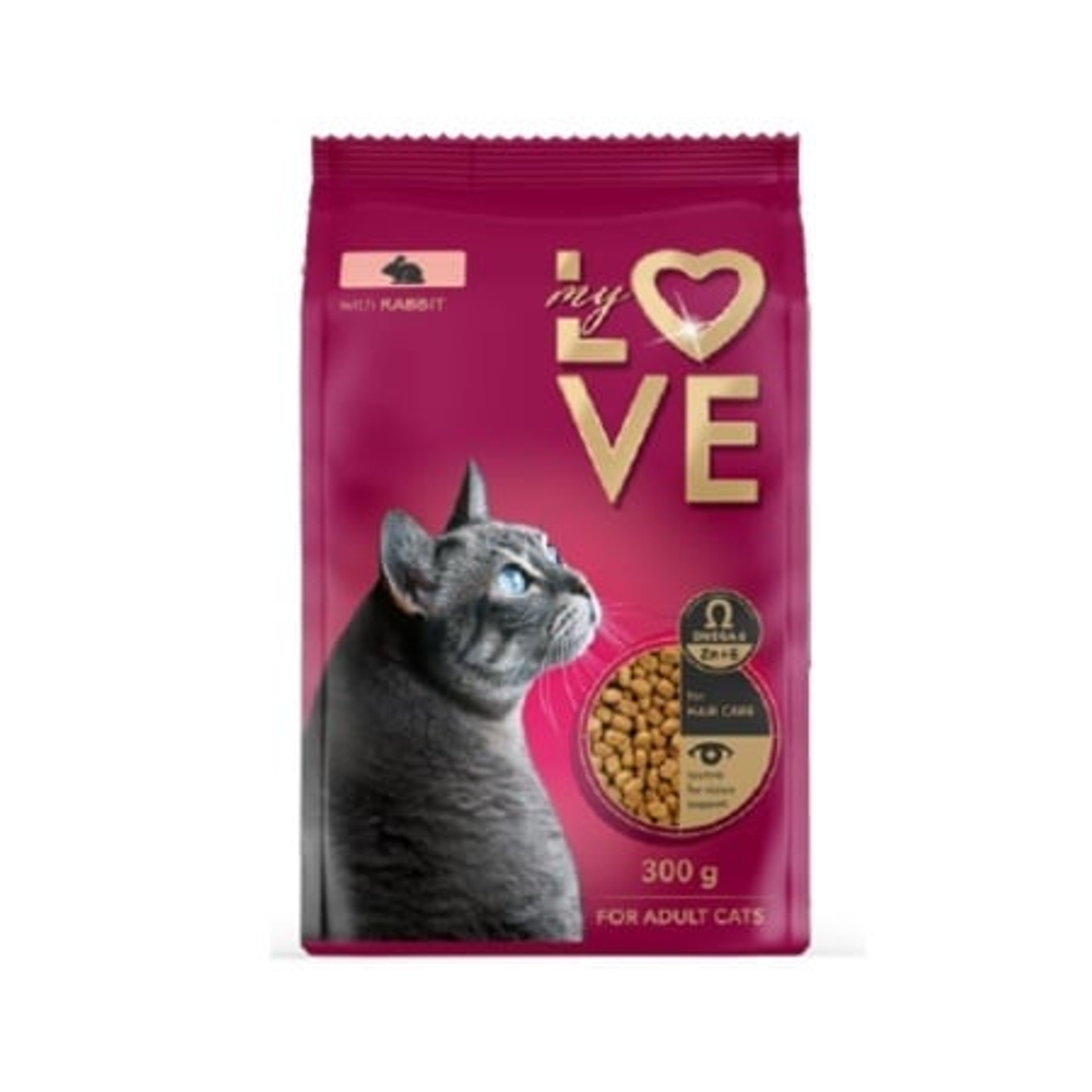 My Love Hrana Za Mačke Sa Zečetinom 300g slika 1