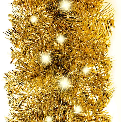 Božićna girlanda s LED svjetlima 10 m zlatna slika 11