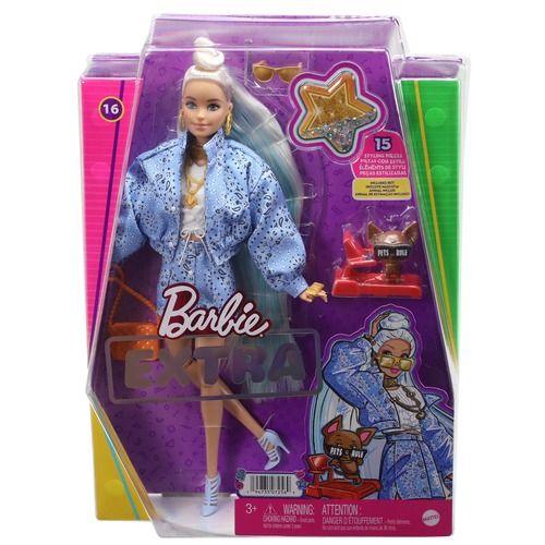 Barbie Extra lutka - Plava s Bandanom slika 6