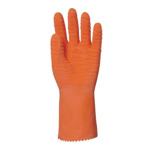 Latex rukavica 34 cm, narančasta, vel. 10