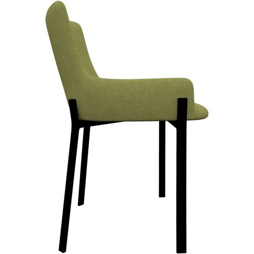 Blagovaonske stolice od tkanine 6 kom zelene slika 31