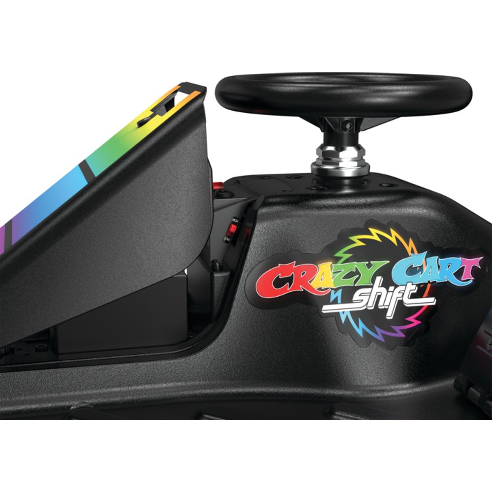 Razor Električno karting vozilo Kids Crazy Shift Lightshow Black slika 4