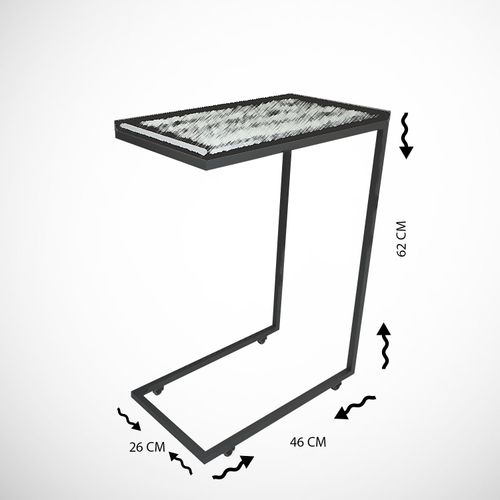 Callen - White Marble Black
White Side Table slika 6