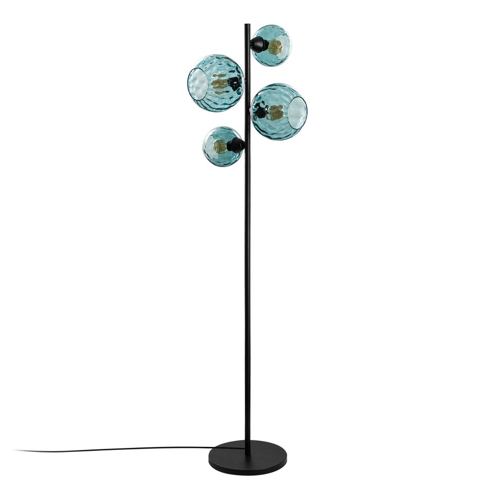 Podna Lampa Benek 20-15-14512 - Plava i Crna slika 4
