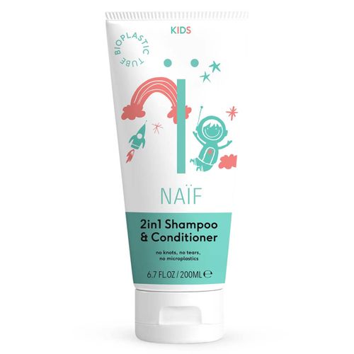 Naïf® Dječji hranjivi šampon i balzam za kosu 2u1 Kids line, 200ml slika 1