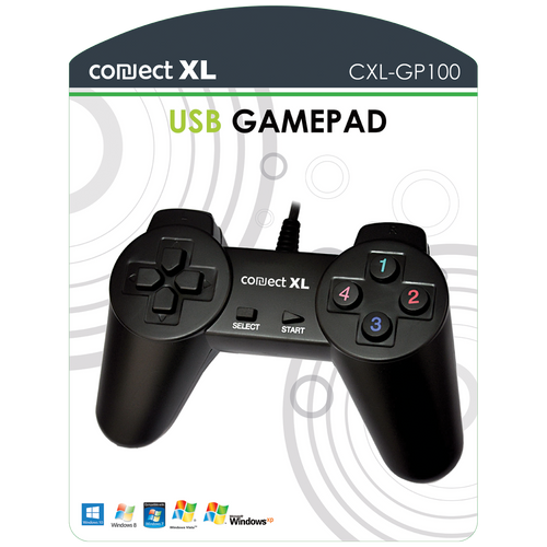 Connect XL Gamepad za PC, 14 tipki(8-way), konekcija USB - CXL-GP100 slika 1