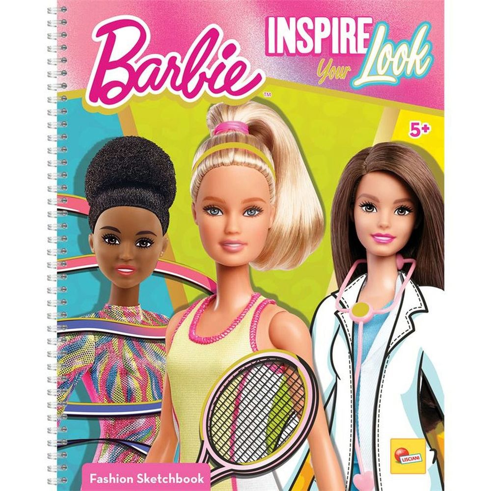 Barbie Modna knjiga - Bojanka Uljepšaj svoje modele slika 1