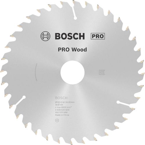 Bosch PRO Wood list kružne testere 180x2.6x30 mm 36z ATB max 8.500 o/min (2608640609) slika 1