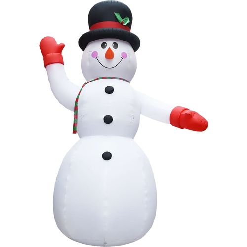 Božićni snjegović na napuhavanje LED IP44 600 cm XXL slika 20
